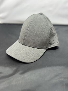 Melin A-Game Hydro Hat Cap Snap Back Mens 58cm Gray Performance Athletic